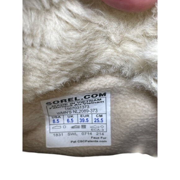 Sorel Womens Carnival Winter Boots Faux Fur Lined Size 8.5 SKU 9286 - Picture 5 of 10